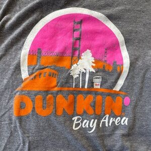 Dunkin' Gray Graphic Tee for Men